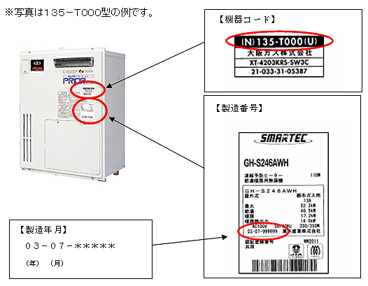 対象となる機器の確認方法