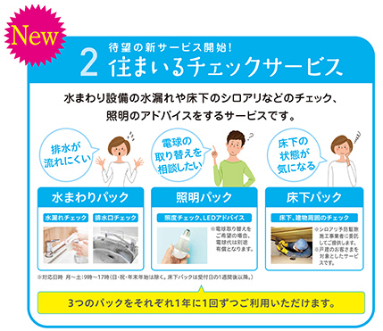 「住まいるチェックサービス」イメージ