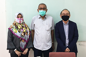With people in the graduate program of Japanese studies, Faculty of Humanities, University of Indonesia