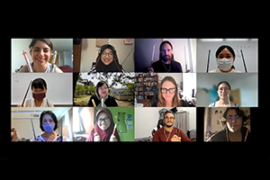 Online cultural experience (Japanese drums)