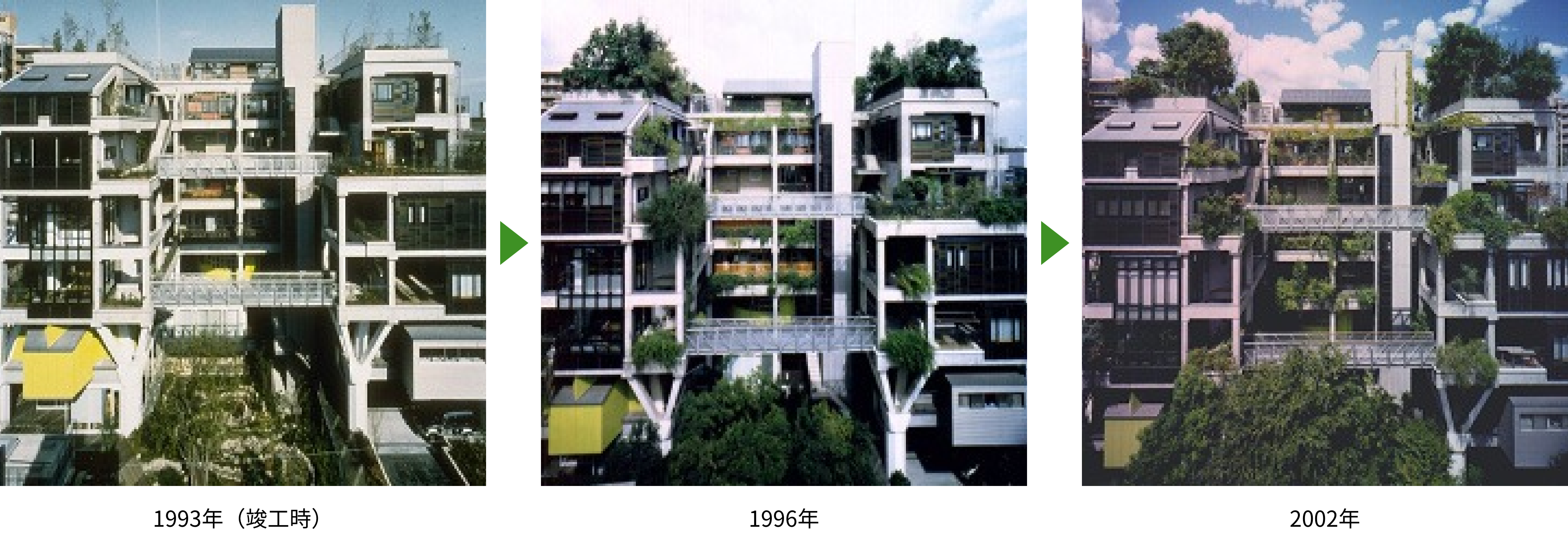 1993年（竣工）/1996年/2002年