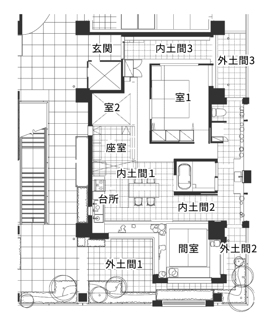 305住戸 余白に棲む家