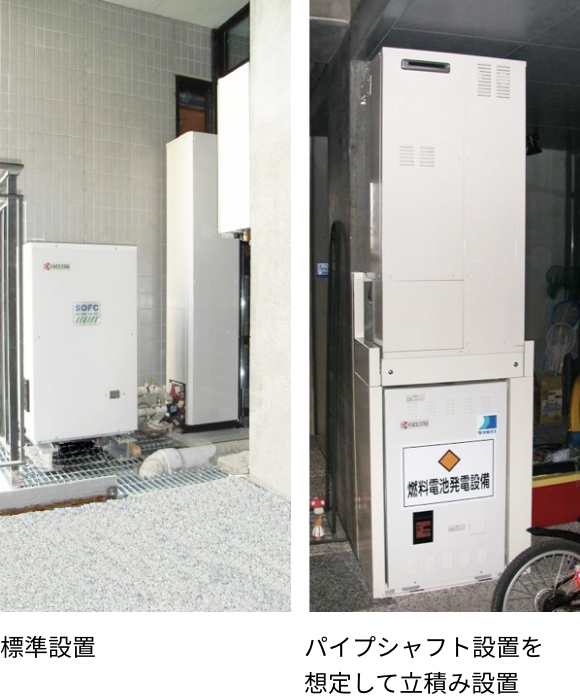 固体酸化物形燃料電池(SOFC)国内初の居住実験(2005年度～)