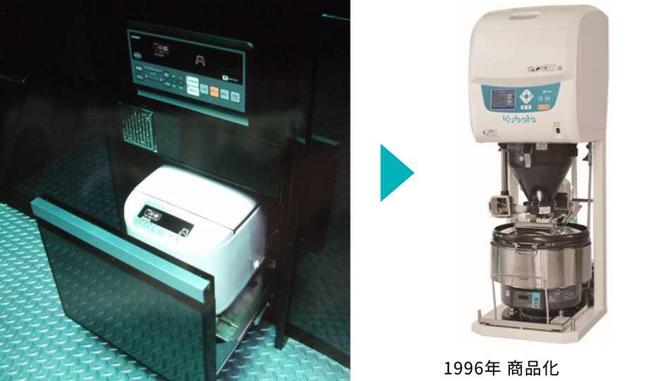 全自動炊飯器　1996年商品化