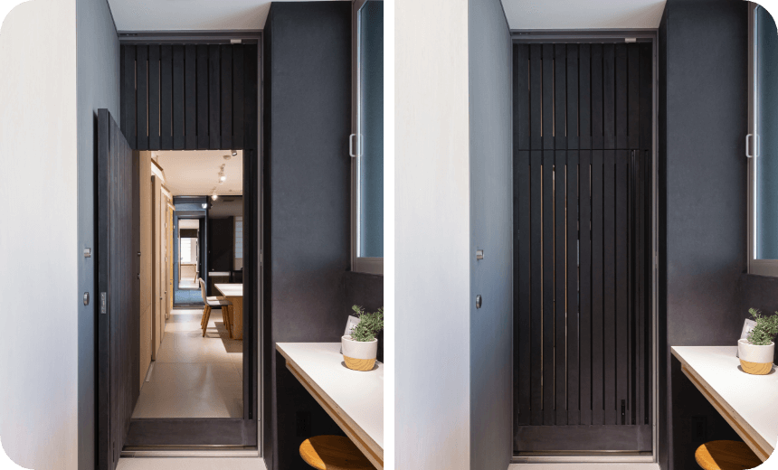 建具を通じて風の通り抜ける住まい