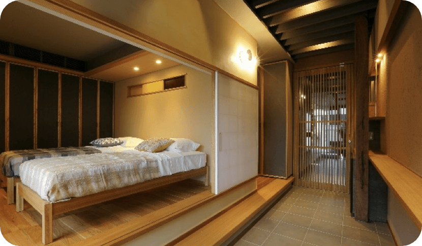 不均質に揺らぐ余白/廻遊式住居