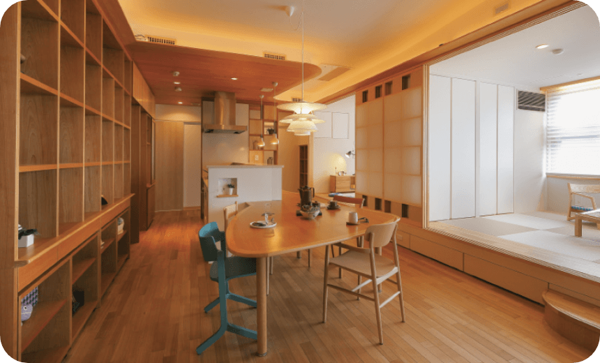 4つの世代（Generation）、4人の女性（Girls）が暮らす住まい