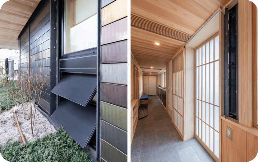 自然通風による快適性の向上