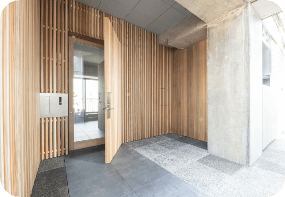 立体街路からバルコニーへ 「環境」とつながる土間空間