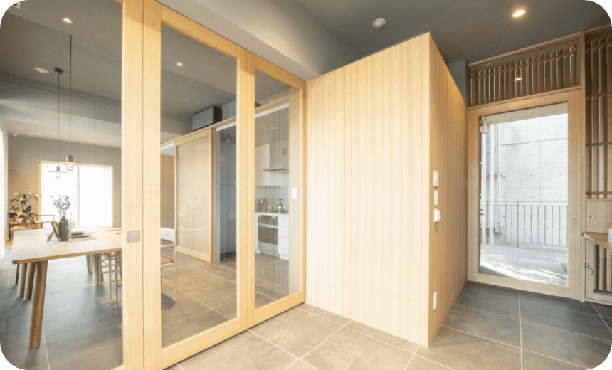 間取りを変える可動建具で「未来」とつながる