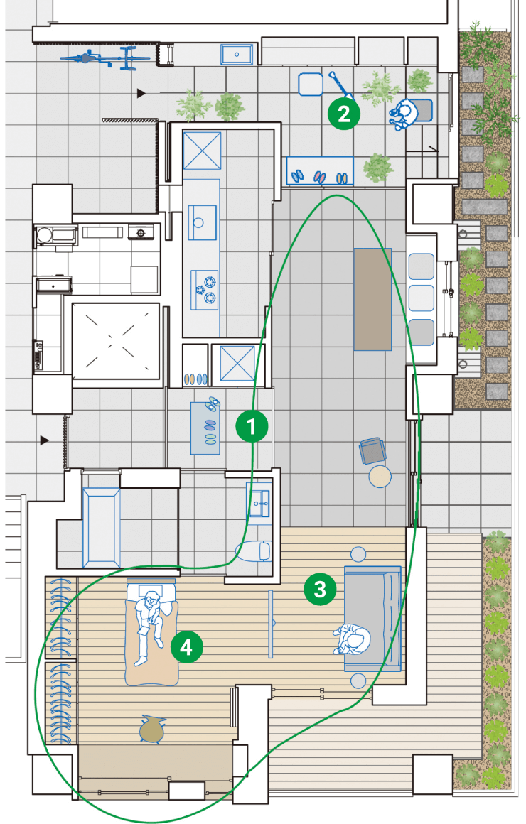 さまざまなライフスタイルを受け入れる家　住まいで趣味を楽しむ Bさん