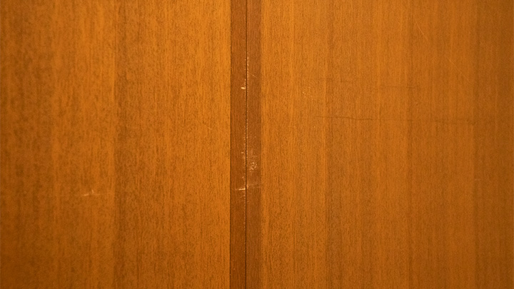 リユースされた扉