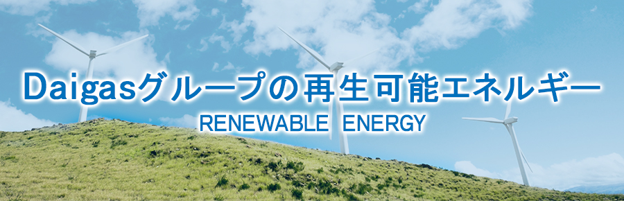 Daigas�O���[�v�̍Đ��\�G�l���M�[ RENEWABLE ENERGY