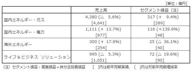 セグメント別概況 セグメント別概況