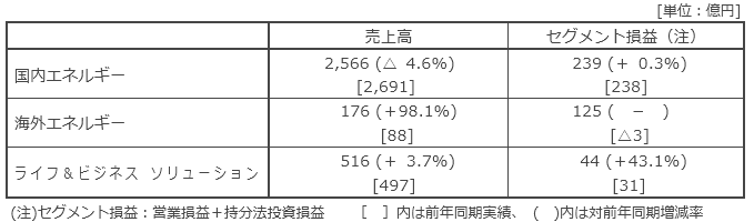 セグメント別概況
