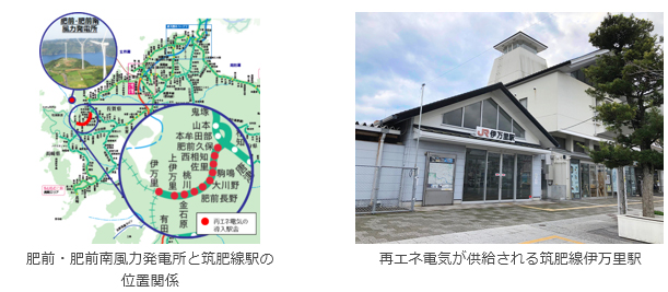 再エネ電気を供給するＪＲ筑肥線