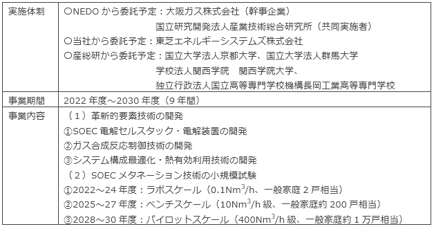 採択事業の概要