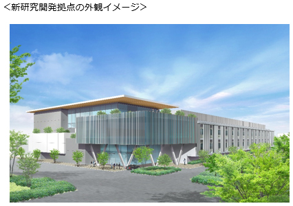 新研究開発拠点の外観イメージ