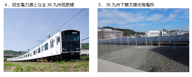 回生電力源となるJR九州筑肥線　JR九州下関太陽光発電所