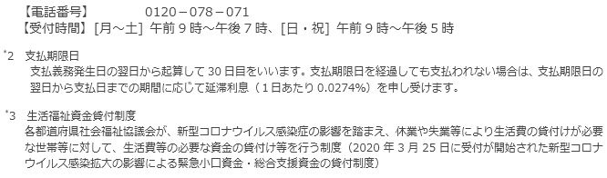 お申し出先