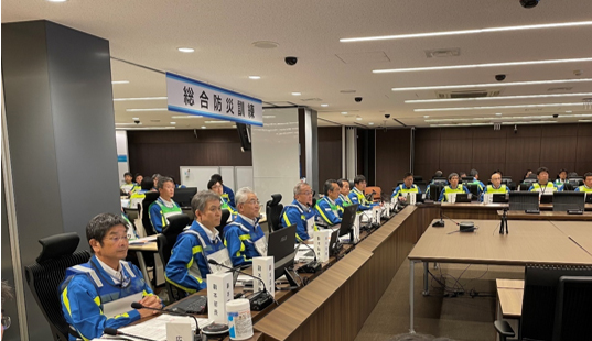 2023年度総合防災訓練の様子