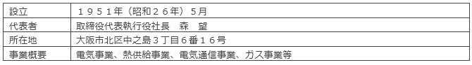 関西電力株式会社