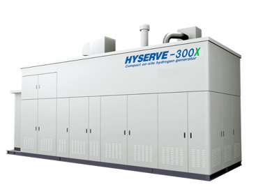 新たに開発したリニューアルモデル「HYSERVE-300X」の外観（イメージ）