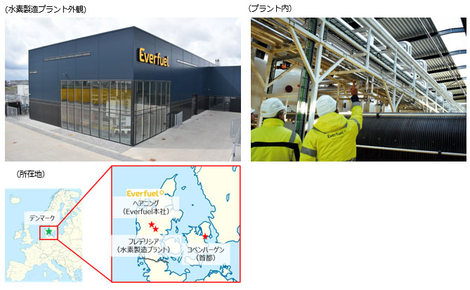 Everfuel社の水素製造プロジェクト