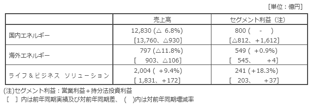 セグメント別概況