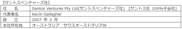 【サントスベンチャーズ社】