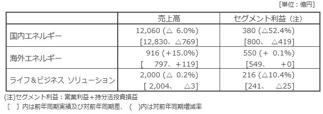 セグメント別概況