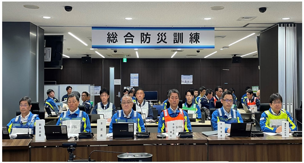 2025年度総合防災訓練の様子