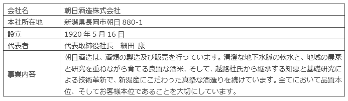 朝日酒造株式会社