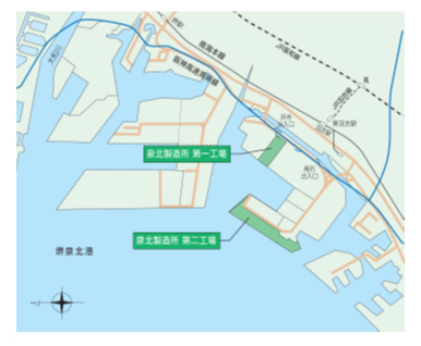 泉北製造所第一工場の概略