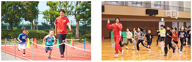 参考写真　大阪ガス今津総合グラウンドでの「NOBY　T＆F　CLUB」実施の様子