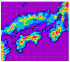 2.2kmメッシュの場合