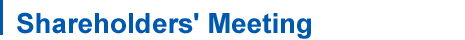 Shareholders' Meeting