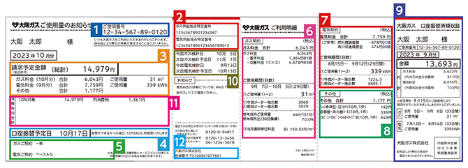 Payment Receipt for Account Transfer or Credit Card Payment customers