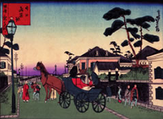 大阪・川口居留地を描いた錦絵
