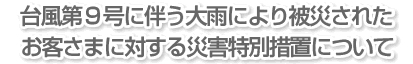 䕗9ɔJɂЂꂽq܂ɑ΂ЊQʑ[uɂ