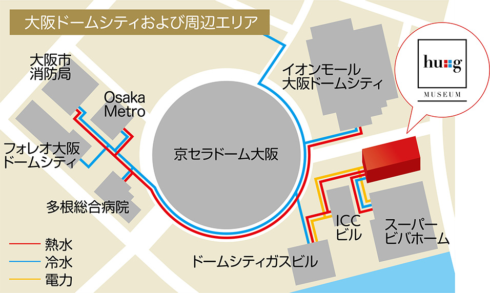 大阪ドームシティおよび周辺エリア