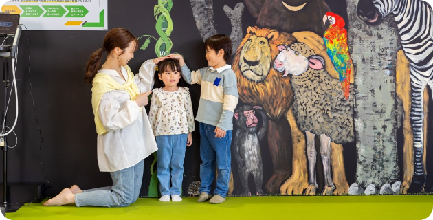 子どもも楽しめる健康体験
