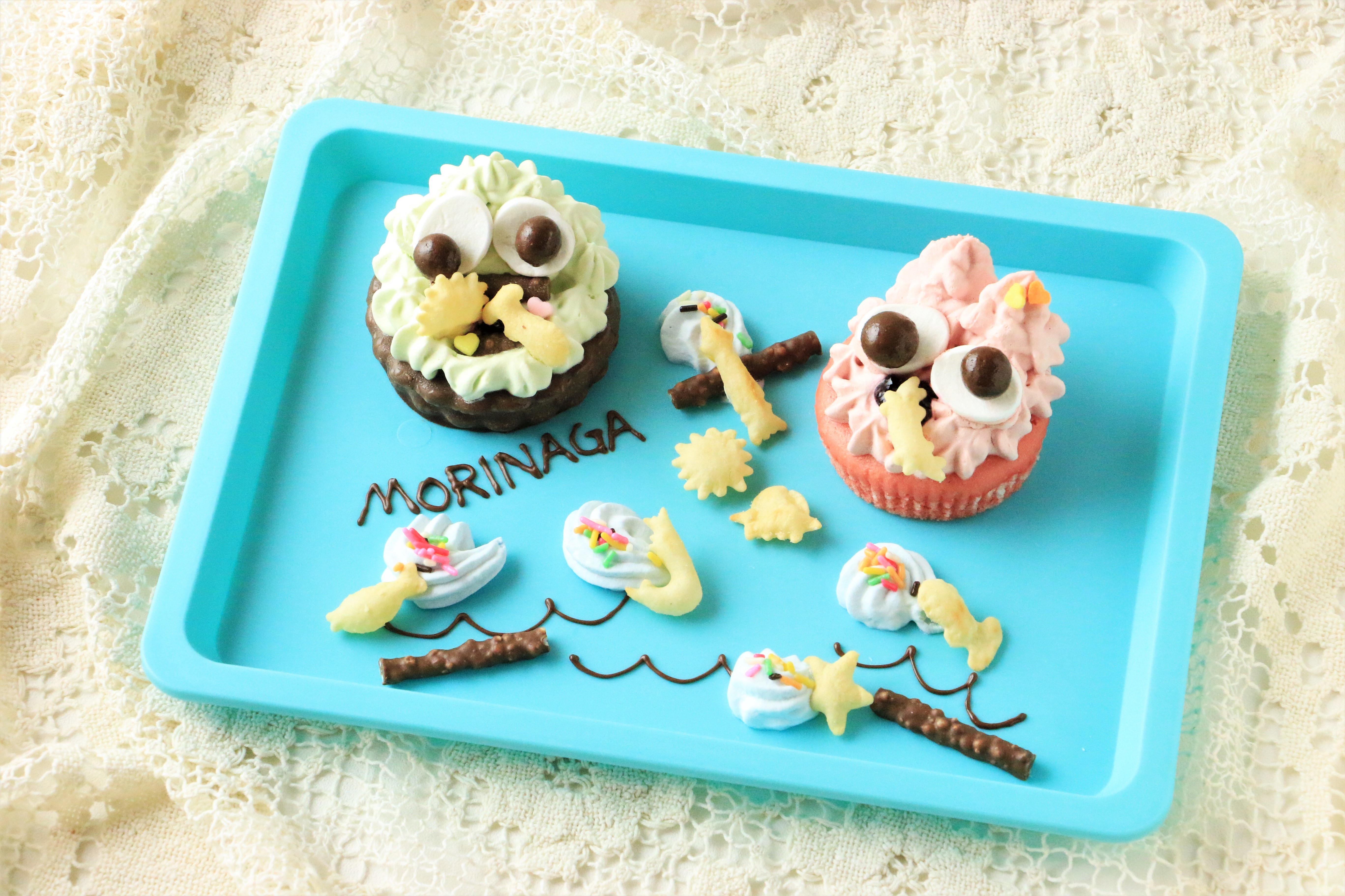 【2022年9月23日(金祝)~10月23日(日)土日限定・週替わり企画】森永製菓のお菓子を使って「オリジナルモンスターケーキ」を作ろう!