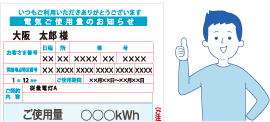 電気の検針票