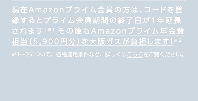 AmazonvĆ̕AR[ho^ƃvCԂ̏I1N܂I1 ̌AmazonvCNi5,900~jKXS܂I2 1`2ɂāAeKpȂǁAڂ͂B