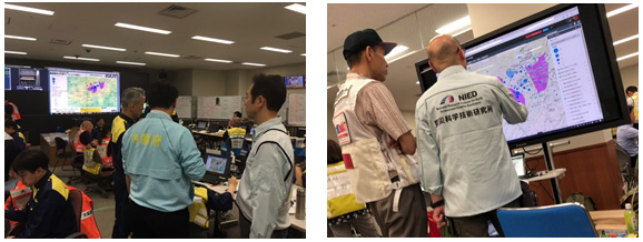 大阪ガスの復旧状況と避難所等の重畳による災害対応支援地図と活用状況 大阪ガスの復旧状況と避難所等の重畳による災害対応支援地図と活用状況