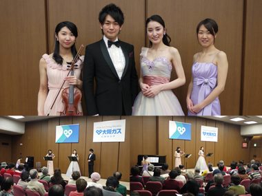 大阪ガス癒しの音楽「バロックへのいざない」の演奏会を開催しました☆